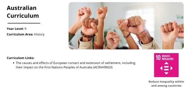 First Contact in Australia Education Presentation — slide 2
