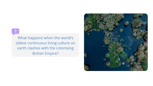 First Contact in Australia Education Presentation — slide 3