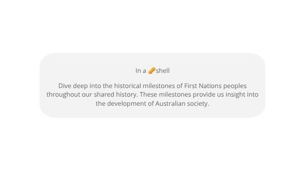 Historical First Nations Milestones In Australia Education Presentation — slide 3