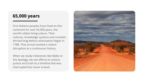 Historical First Nations Milestones In Australia Education Presentation — slide 6