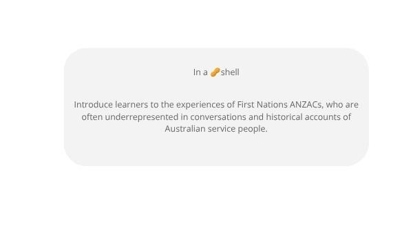First Nations ANZACs Education Presentation — slide 3