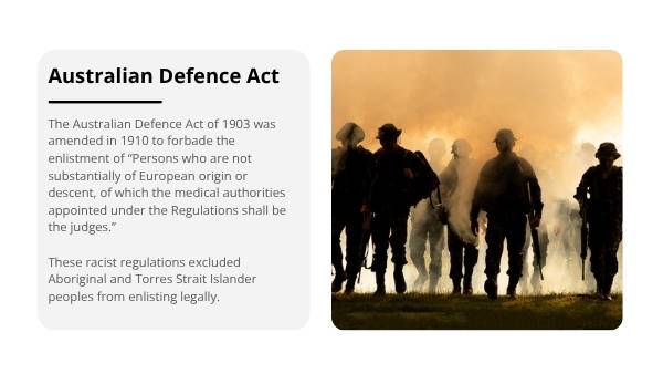First Nations ANZACs Education Presentation — slide 7
