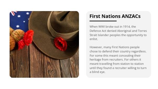 First Nations ANZACs Education Presentation — slide 8