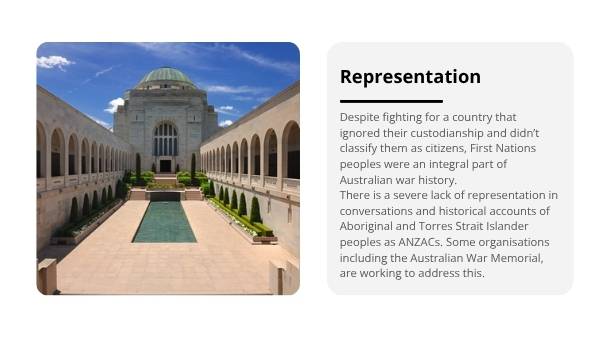First Nations ANZACs Education Presentation — slide 10