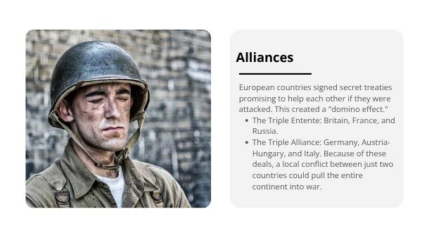 Causes of the First World War — slide 6