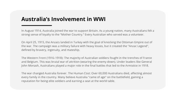 Causes of the First World War — slide 11
