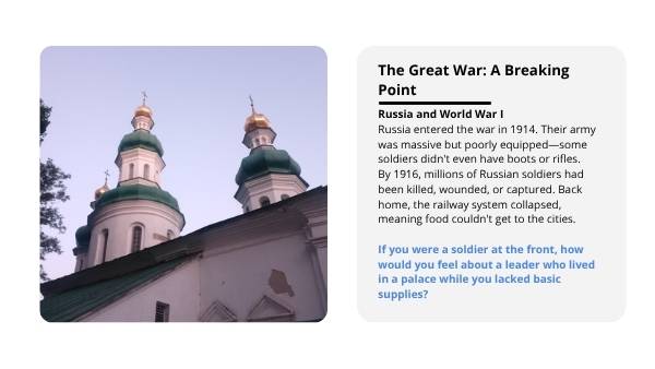 The Russian Revolution — slide 6