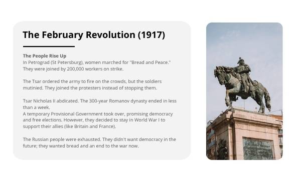 The Russian Revolution — slide 8