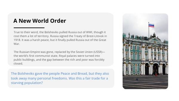 The Russian Revolution — slide 10