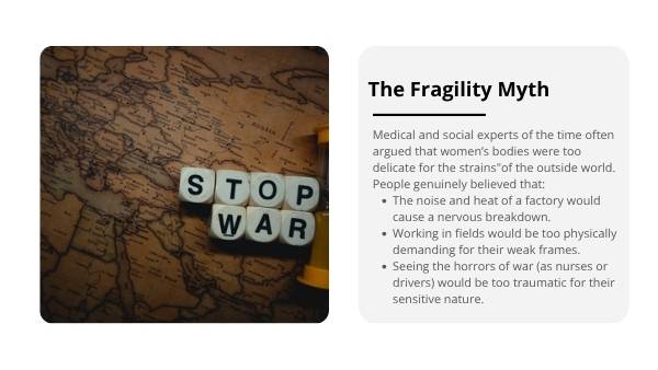 The Role of Women in the First World War — slide 6