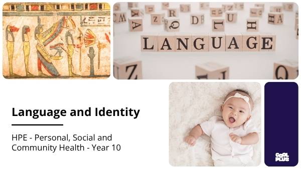 Language and Identity Education Presentation — slide 1