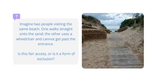 Inclusion at the Beach Education Presentation — slide 3