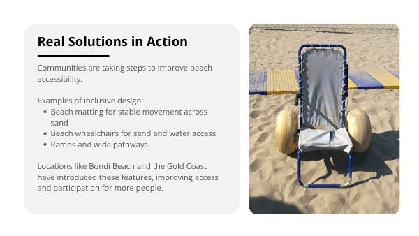 Inclusion at the Beach Education Presentation — slide 5