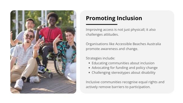 Inclusion at the Beach Education Presentation — slide 6