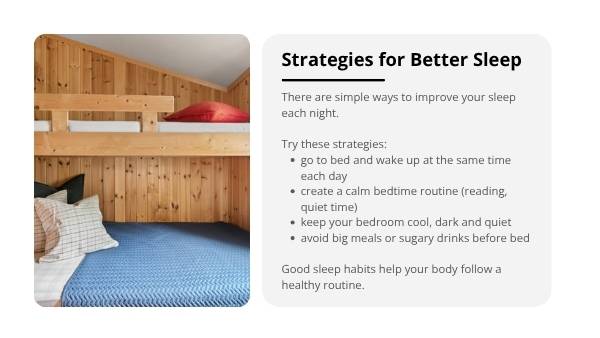 Smart Sleep Habits Education Presentation — slide 6