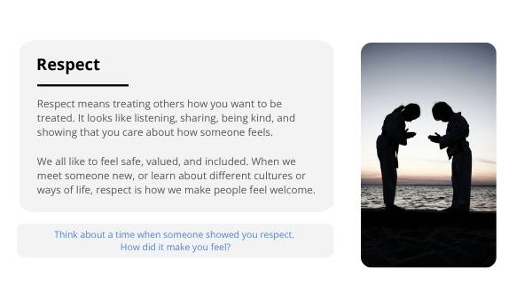 Respect and Sharing Education Presentation — slide 4