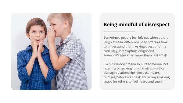 Respect and Sharing Education Presentation — slide 9