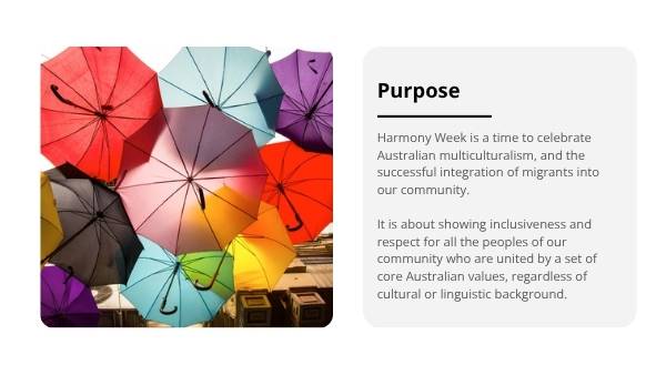 What is Harmony Week? Education Presentation — slide 12
