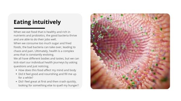 Healthy Foods and the Gut Education Presentation — slide 9