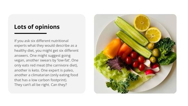 Living Healthy Education Presentation — slide 3