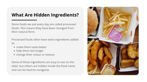 Hidden Food Ingredients Education Presentation — slide 4