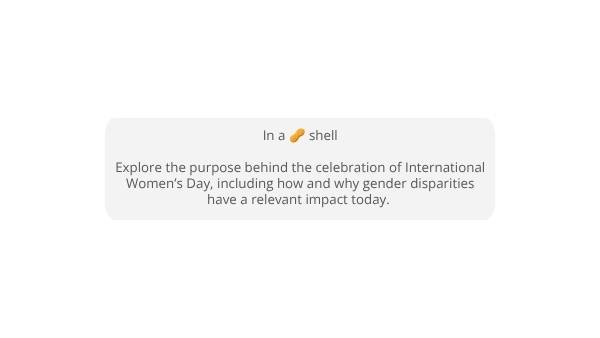 What is International Women's Day? Education Presentation — slide 3