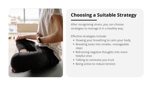 Strategies to Reduce Stress Education Presentation — slide 6