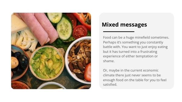 The Food Minefield Education Presentation — slide 7