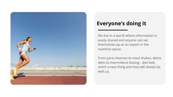 The Food Minefield Education Presentation — slide 9