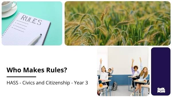 Who Makes Rules Education Presentation — slide 1