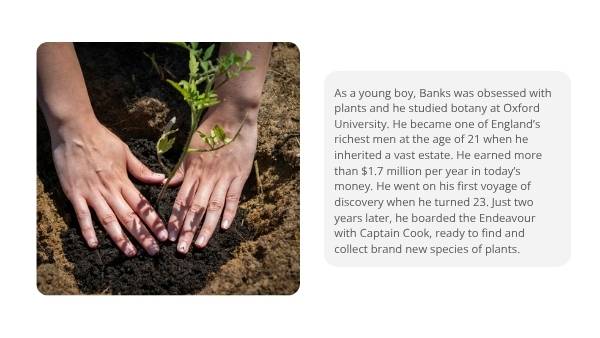 Joseph Banks and Botany Bay Education Presentation — slide 10
