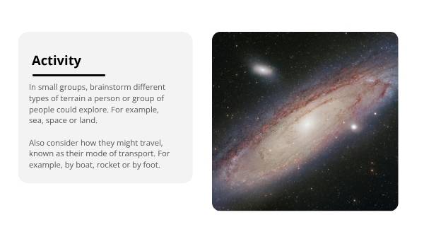 Understanding the How's and Why's of Human Exploration Education Presentation — slide 5