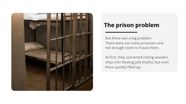 Experiences of People on the First Fleet Education presentation — slide 7