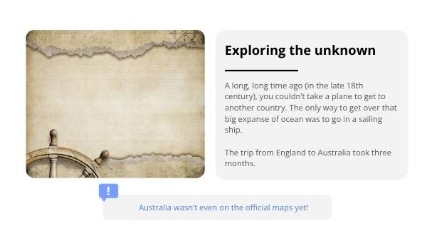 Life in Early Australia Education Presentation — slide 3