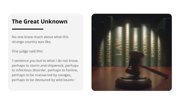 Life in Early Australia Education Presentation — slide 9