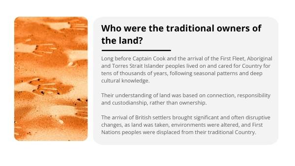 Life in Early Australia Education Presentation — slide 11