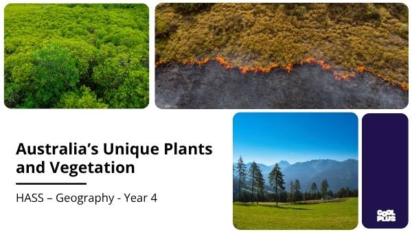 Australia’s Unique Plants and Vegetation Education Presentation — slide 1