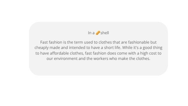 The Impacts of Fast Fashion Education Presentation — slide 3