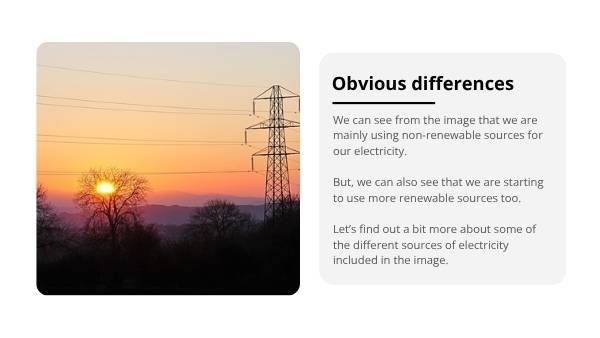 Comparing Renewable and Non-renewable Energy Education Presentation — slide 9