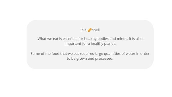 Water and Food Production Education Presentation — slide 3