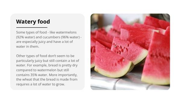 Water and Food Production Education Presentation — slide 8