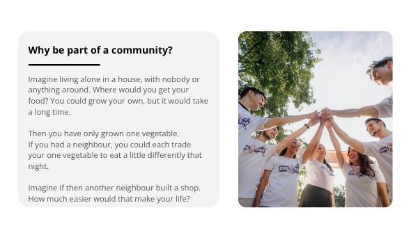 How Community Shapes Identity Education Presentation — slide 3