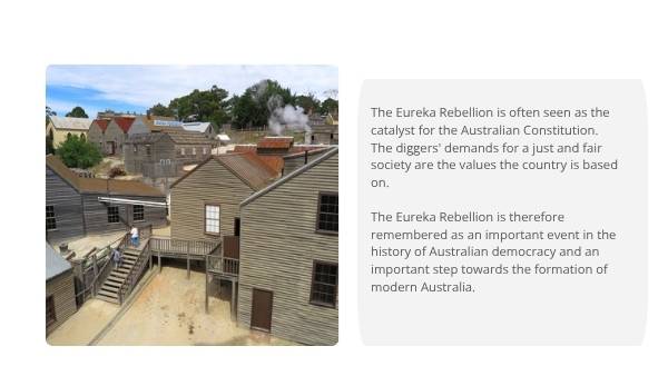 The Eureka Stockade Education Presentation — slide 12