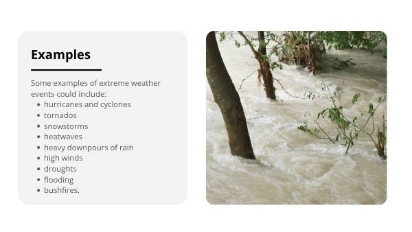 Extreme Weather Events and Climate Change Education Presentation — slide 7