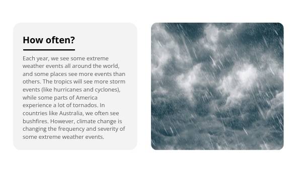Extreme Weather Events and Climate Change Education Presentation — slide 8