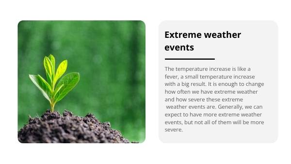 Extreme Weather Events and Climate Change Education Presentation — slide 11