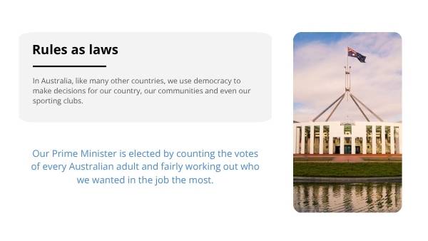 Rules, Laws and Civic Goals Education Presentation — slide 5
