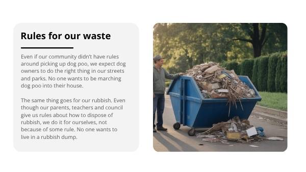Rules, Laws and Civic Goals Education Presentation — slide 7