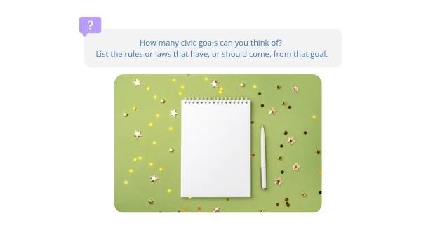 Rules, Laws and Civic Goals Education Presentation — slide 11