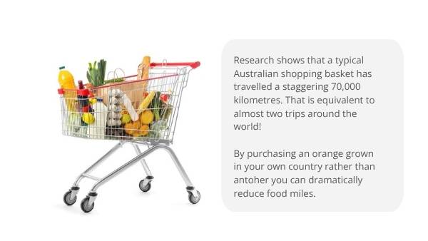 Grocery Shopping and Food Miles Education Presentation — slide 5